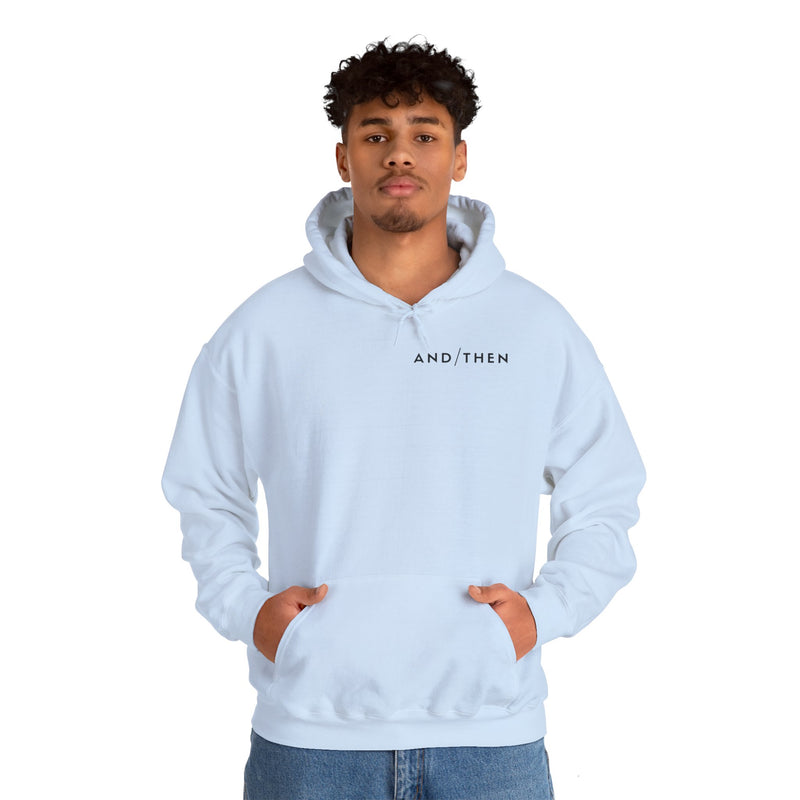 IJTT Unisex Hoodie: AT Slash Black | Light Blue