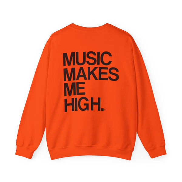 MMMH Unisex Sweatshirt: Orange | Black Lettering