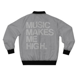 MMMH Unisex Bomber Jacket: Grey | Light Grey