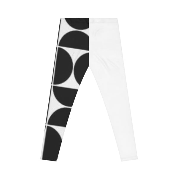 MMMH Leggings: Black Geo/White | Red