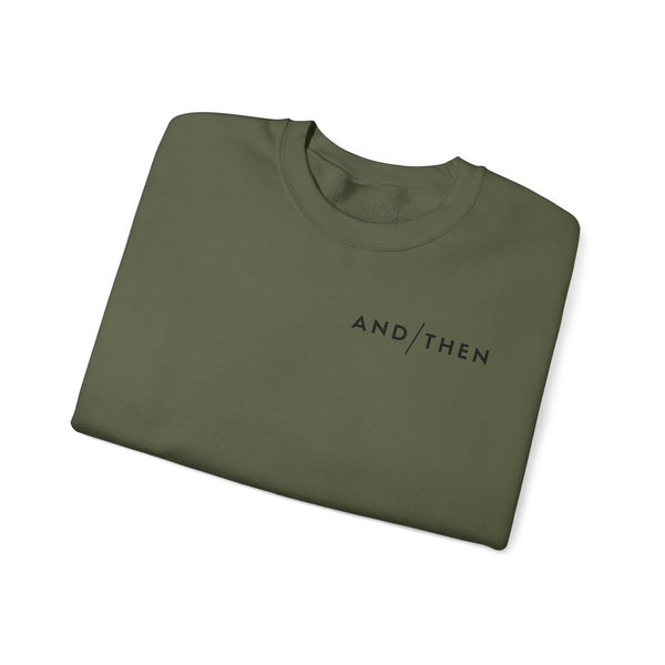 IJTT Unisex Sweatshirt: AT Slash Black | Army Green