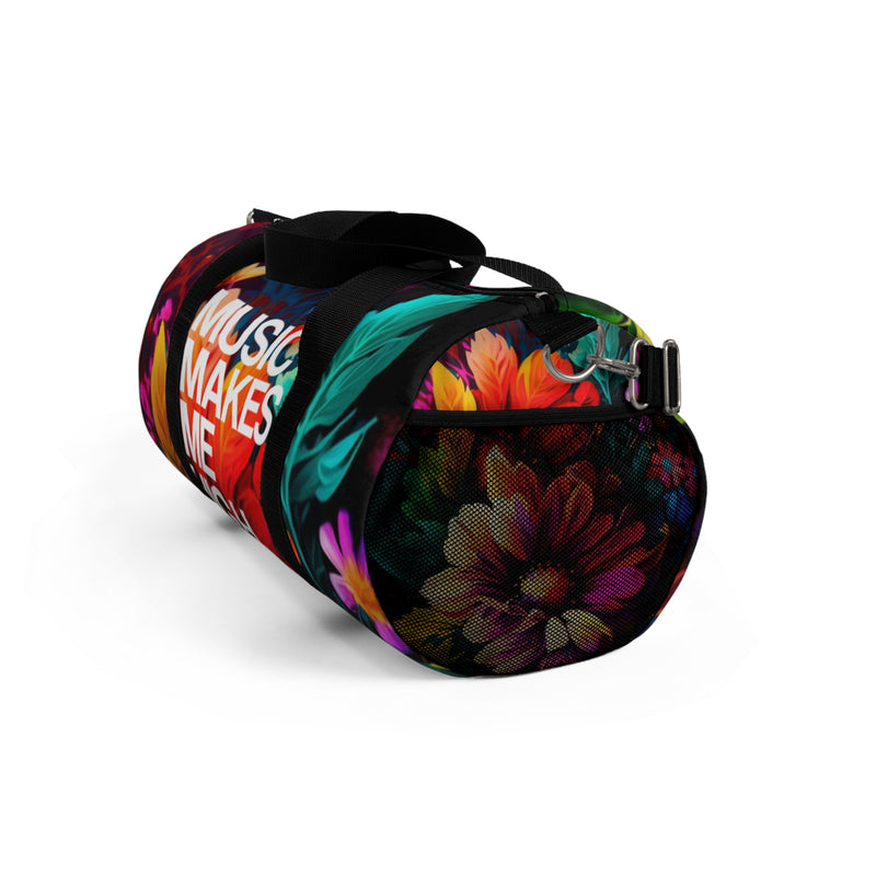 MMMH Duffel Bag: Floral | White