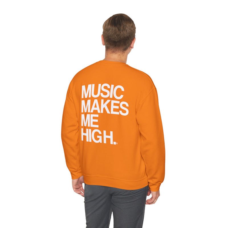 MMMH Unisex Sweatshirt: Safety Orange | White