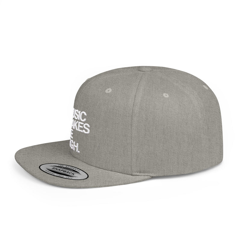 MMMH Classic Snapback: Grey_White Lettering