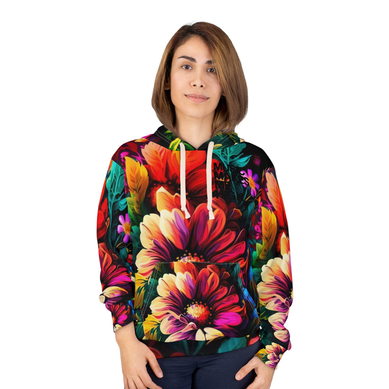 MMMH Unisex Hoodie: Floral | Black