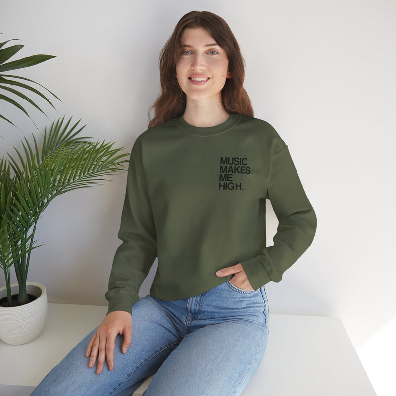 MMMH Unisex Sweatshirt: Military Green | Black Lettering