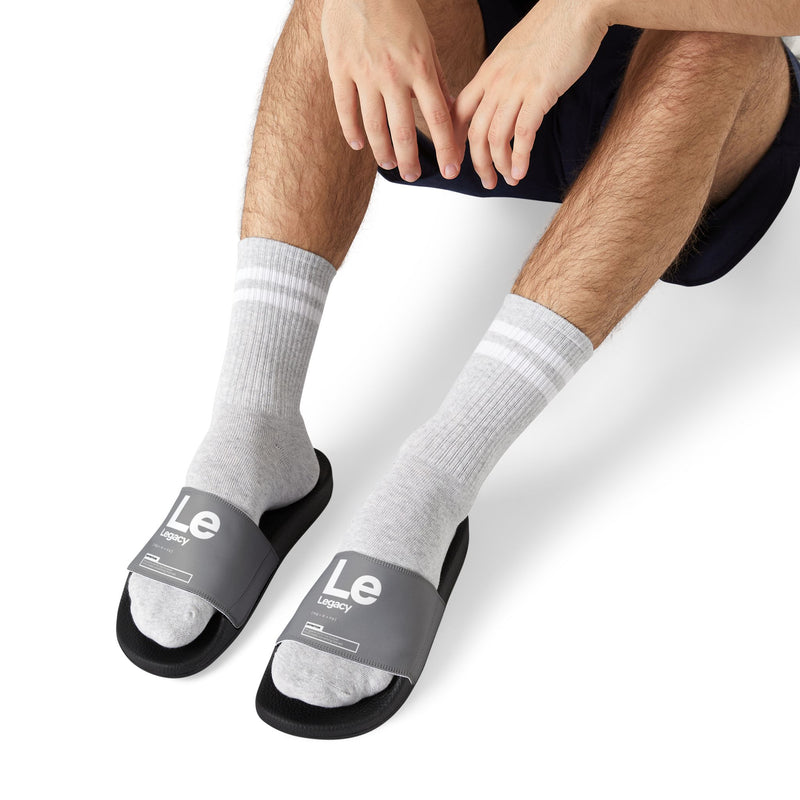 NOVL Unisex Sandals: Legacy Black/Black | White