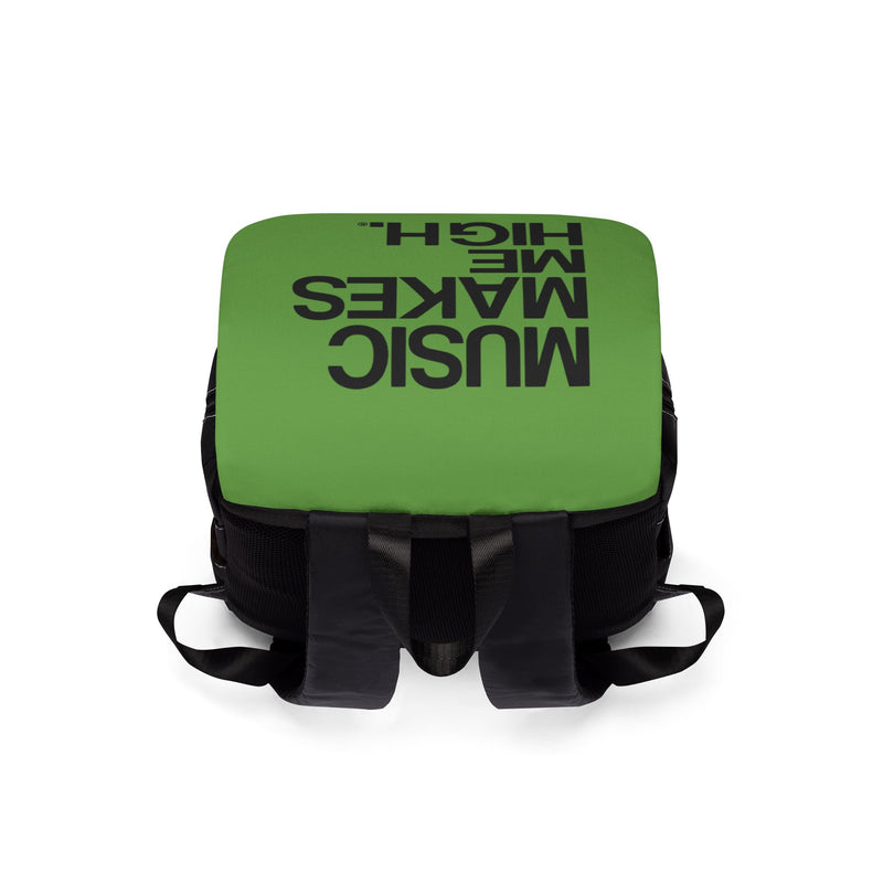 MMMH Backpack: Green | Black Lettering