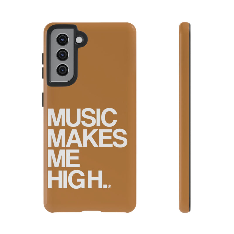 MMMH Classic Phone Case: Light Brown | White