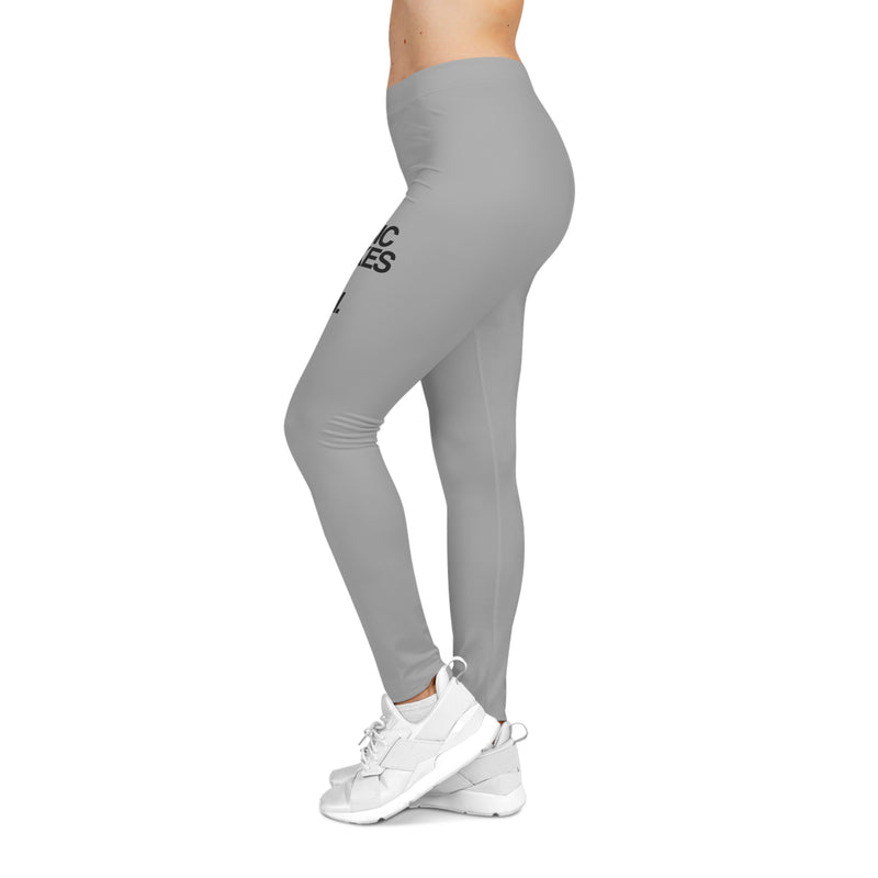 MMMH Leggings: Light Gray | Black