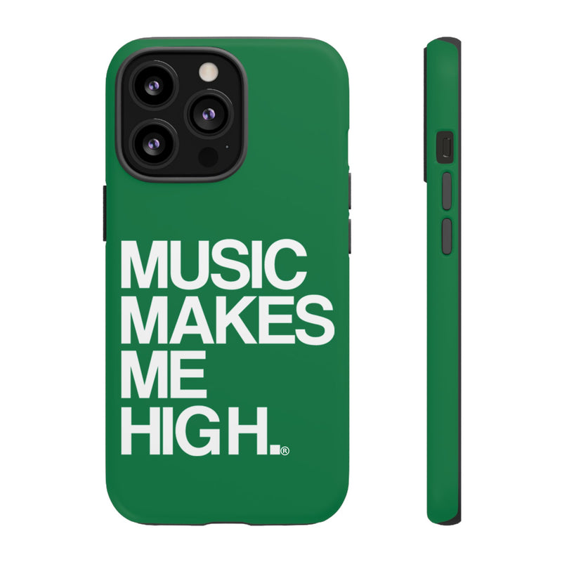 MMMH Classic Phone Case: Dark Green | White