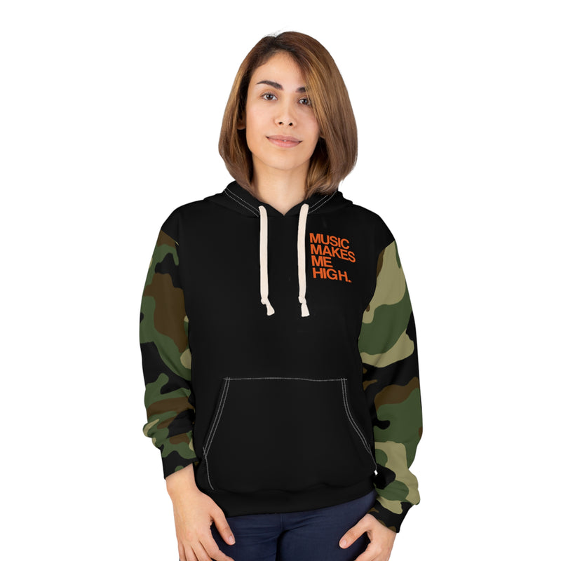 MMMH Unisex Hoodie: Camo/Black | Orange