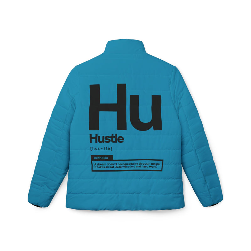 NOVL Women’s Puffer Jacket: Hustle Black | Turquoise