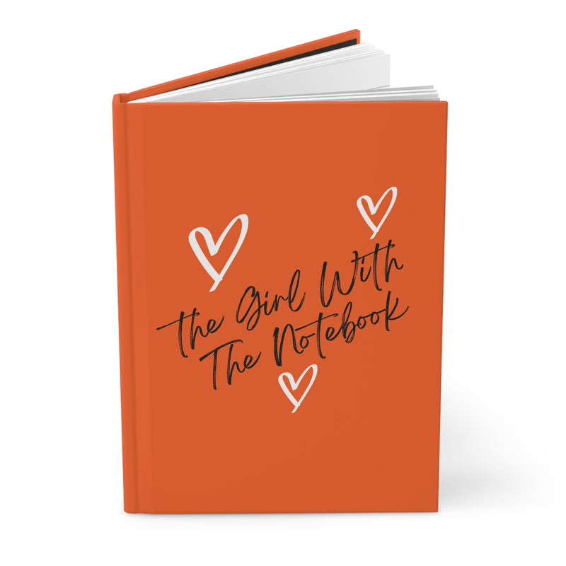 TGWTN Hardcover Journal: White/Black | Orange