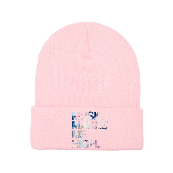 MMMH Beanie: Light Pink | Flowers