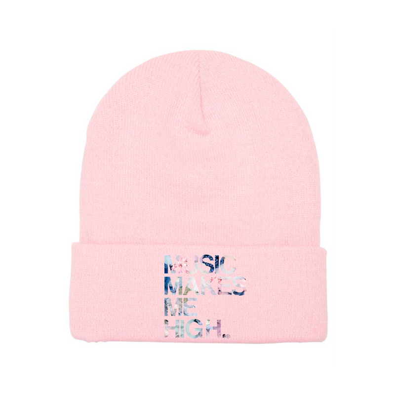 MMMH Beanie: Light Pink | Flowers