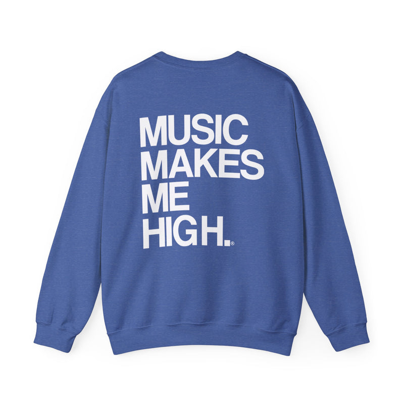 MMMH Unisex Sweatshirt: Heather Sport Royal | White Lettering