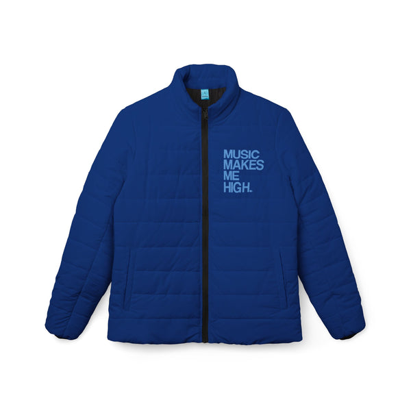 MMMH Women’s Puffer Jacket: Dark Blue | Light Blue