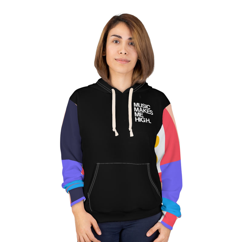 MMMH Unisex Hoodie: Rene/Black | White