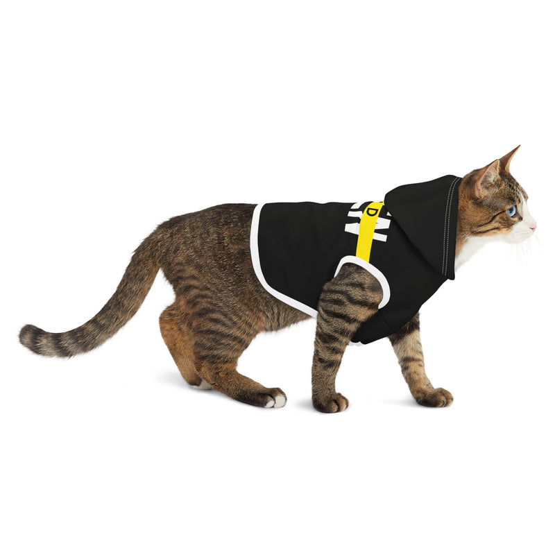 IJTT Pet Hoodie: AT Strike White/Yellow | Black