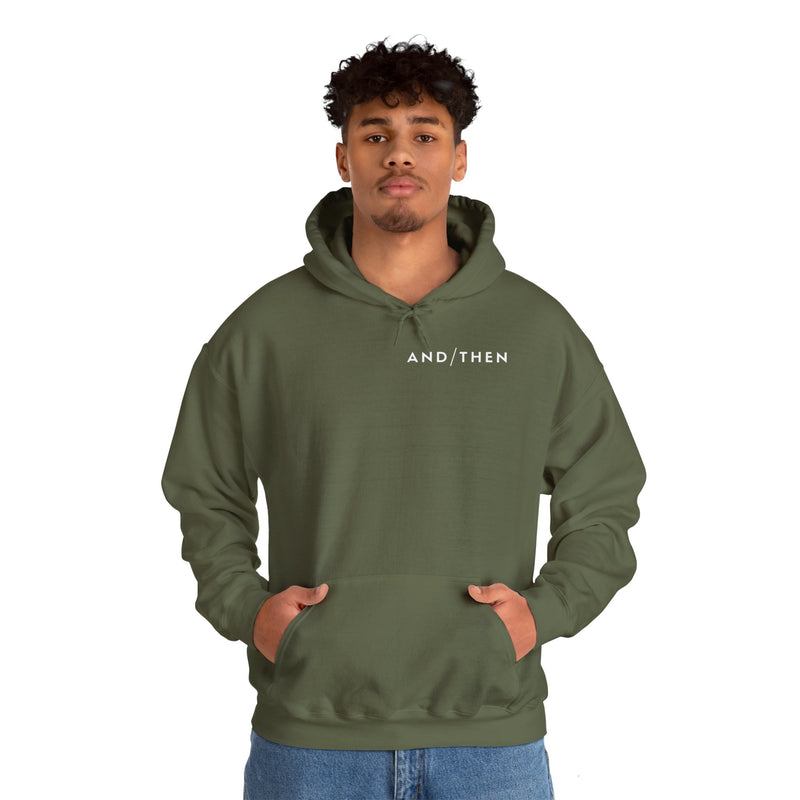 IJTT Unisex Hoodie: AT Slash White | Army Green