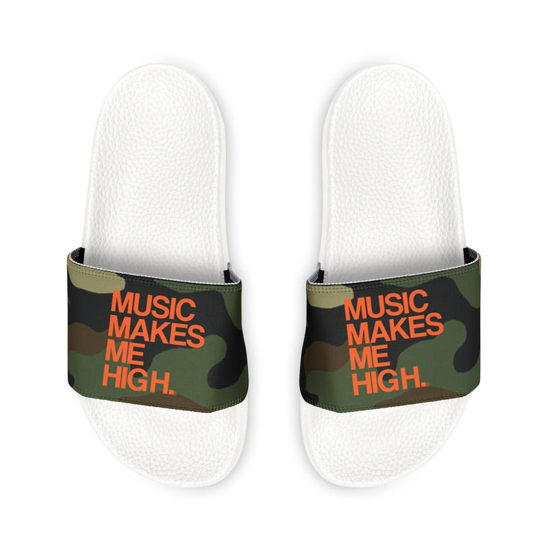 MMMH Unisex Sandals: Camo/White | Orange