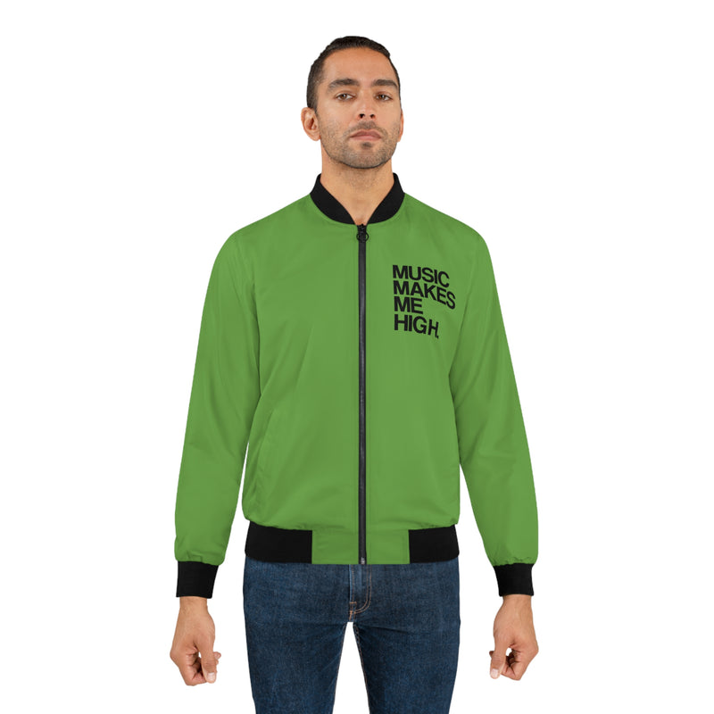 MMMH Bomber Jacket: Green | Black Lettering