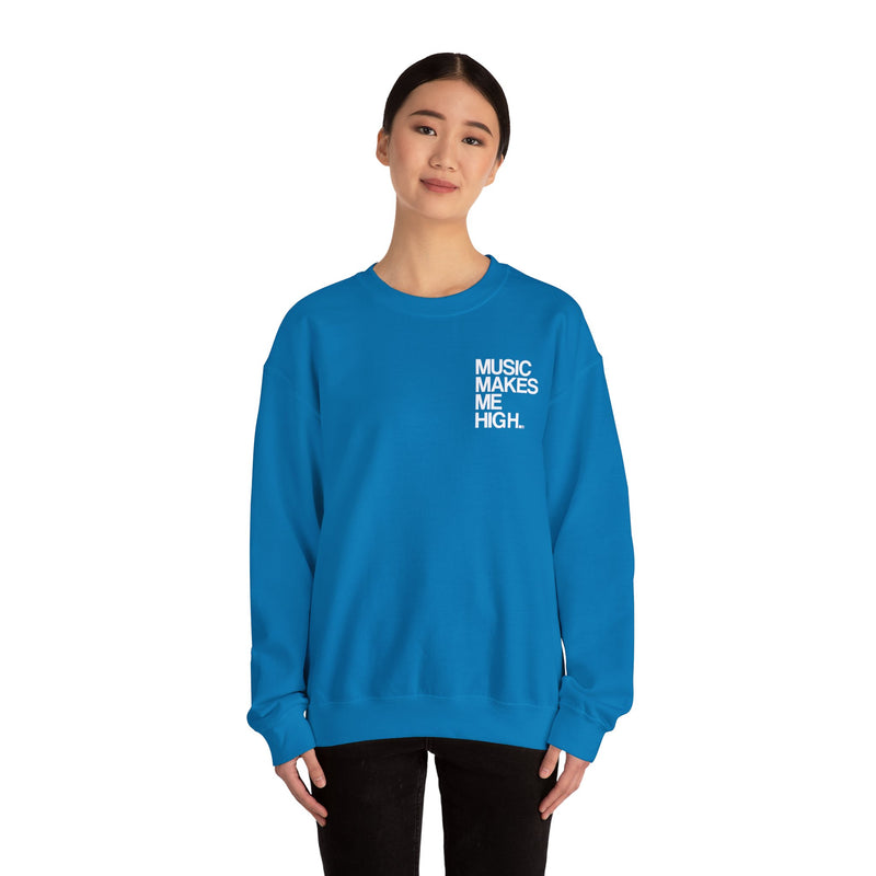 MMMH Unisex Sweatshirt: Sapphire | White