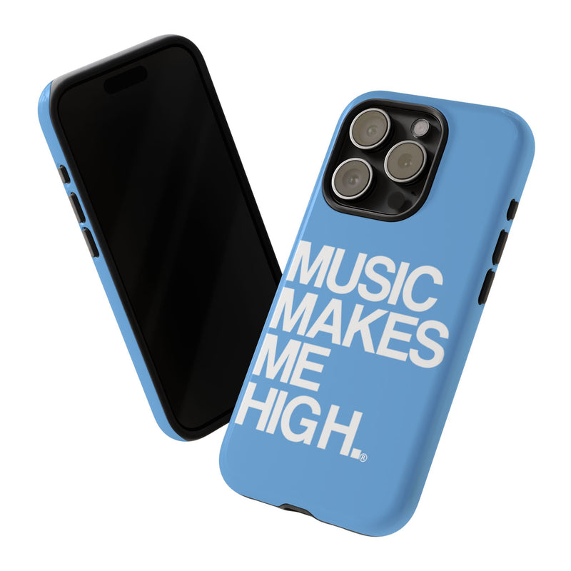 MMMH Classic Phone Case: Light Blue | White