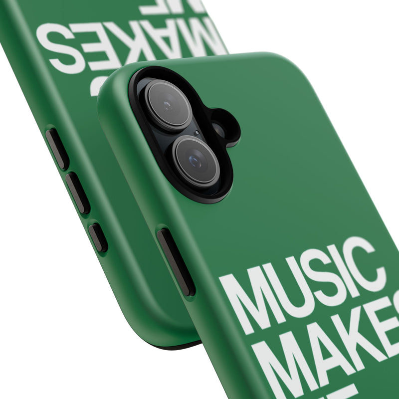 MMMH Classic Phone Case: Dark Green | White