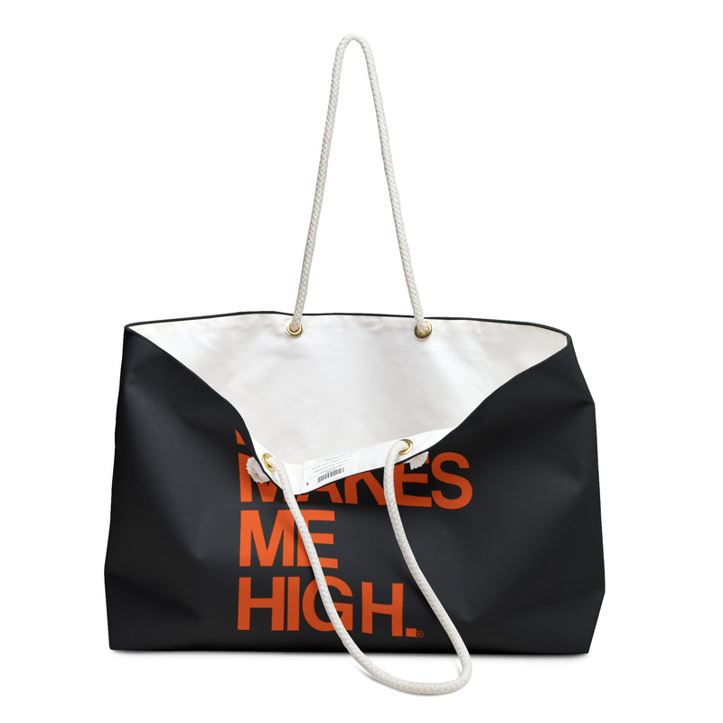 MMMH Weekender Bag (Rope Handle): Black | Orange