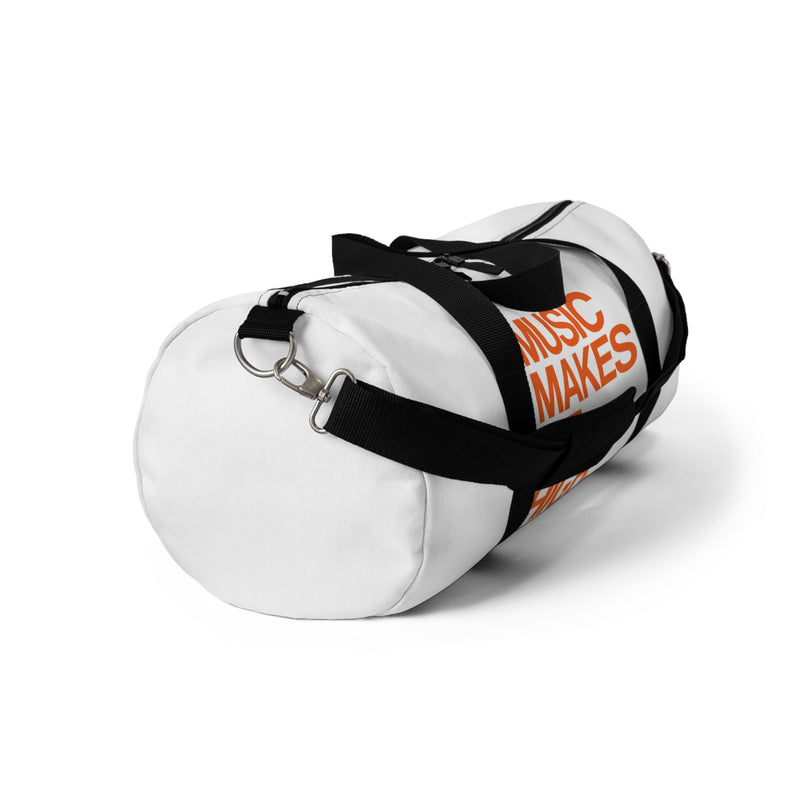 MMMH Duffle Bag: White | Orange