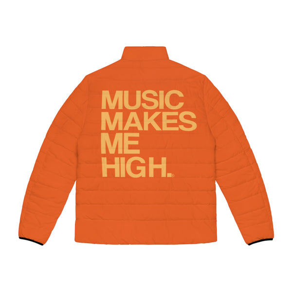 MMMH Men's Puffer Jacket: Orange | Light Orange