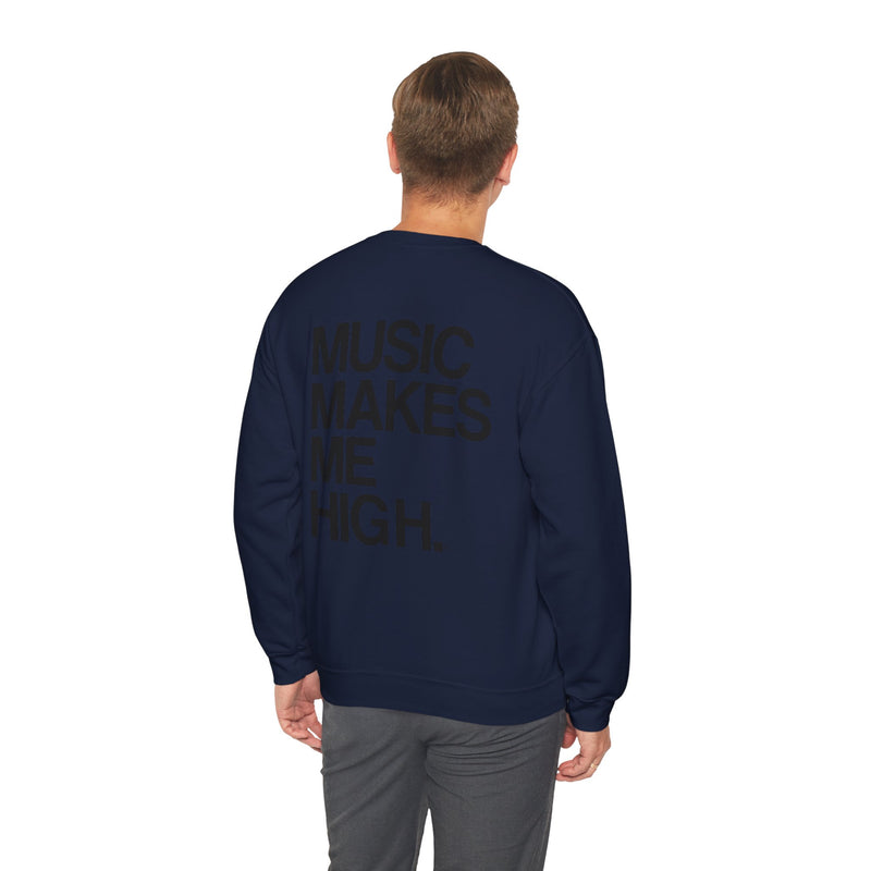 MMMH Unisex Sweatshirt: Navy | Black Lettering