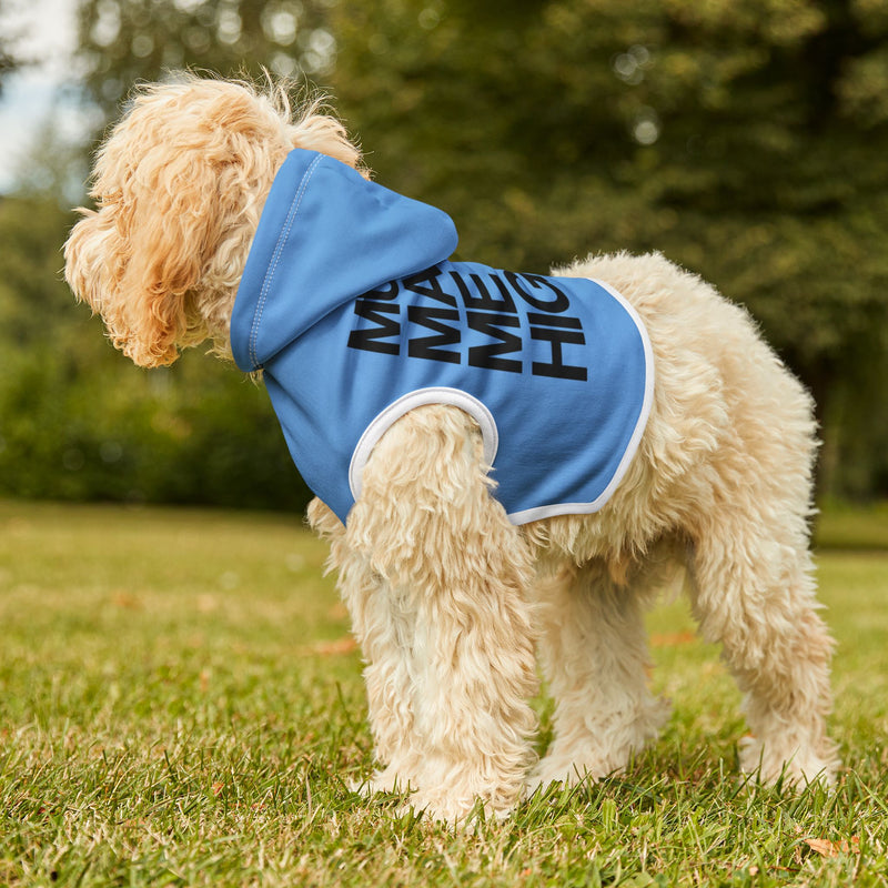 MMMH Pet Hoodie: Light Blue | Black