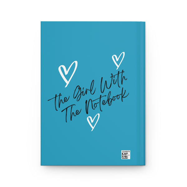 TGWTN Hardcover Journal: White/Black | Turquoise