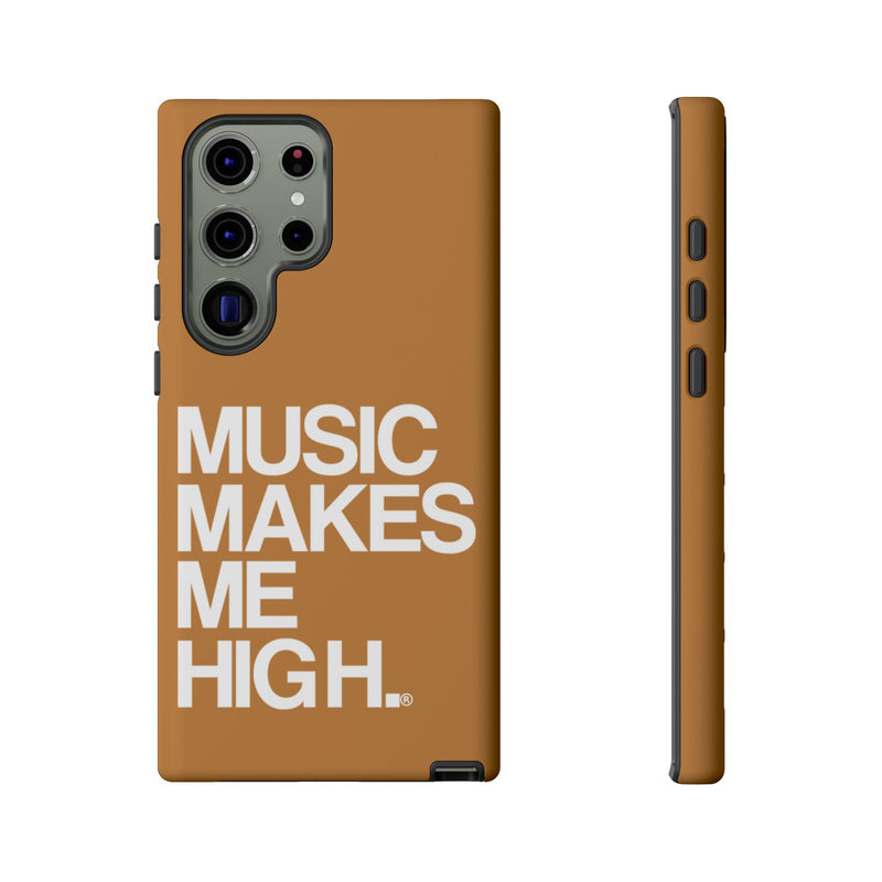 MMMH Classic Phone Case: Light Brown | White