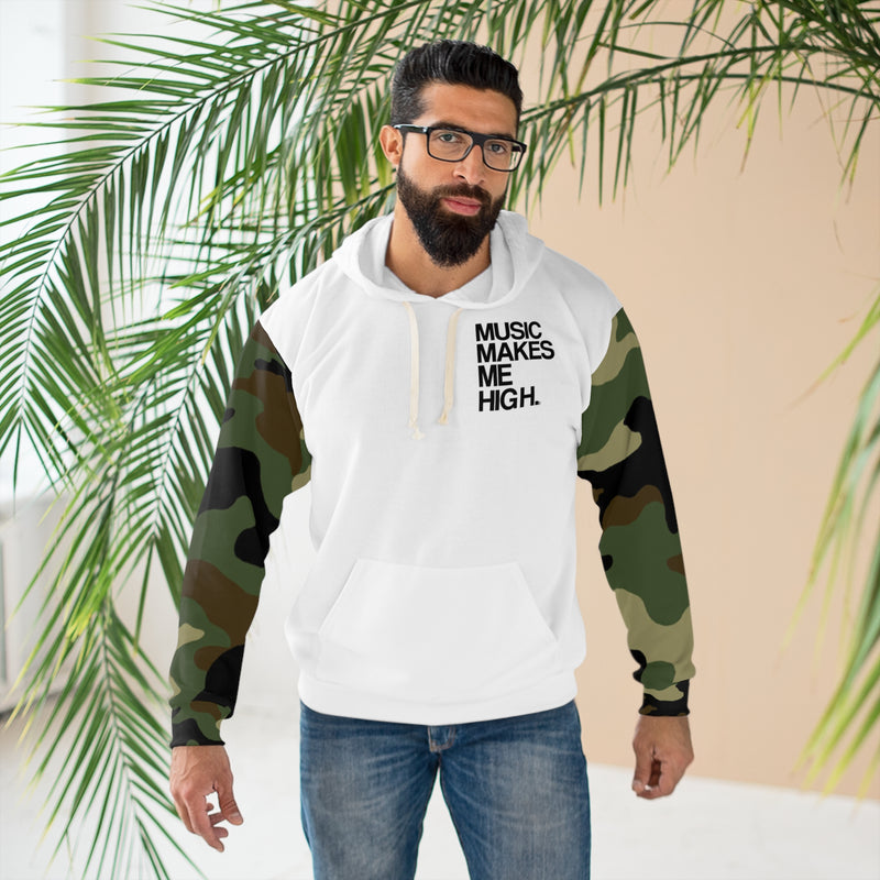 MMMH Unisex Hoodie: Camo/White | Black