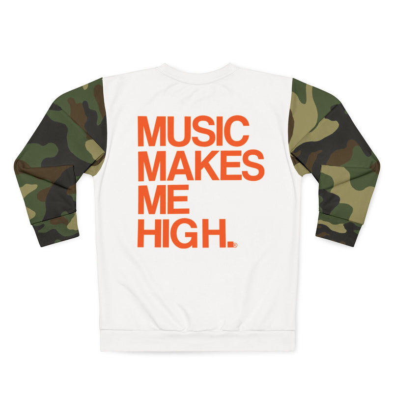 MMMH Unisex Sweatshirt: Camo/White | Orange