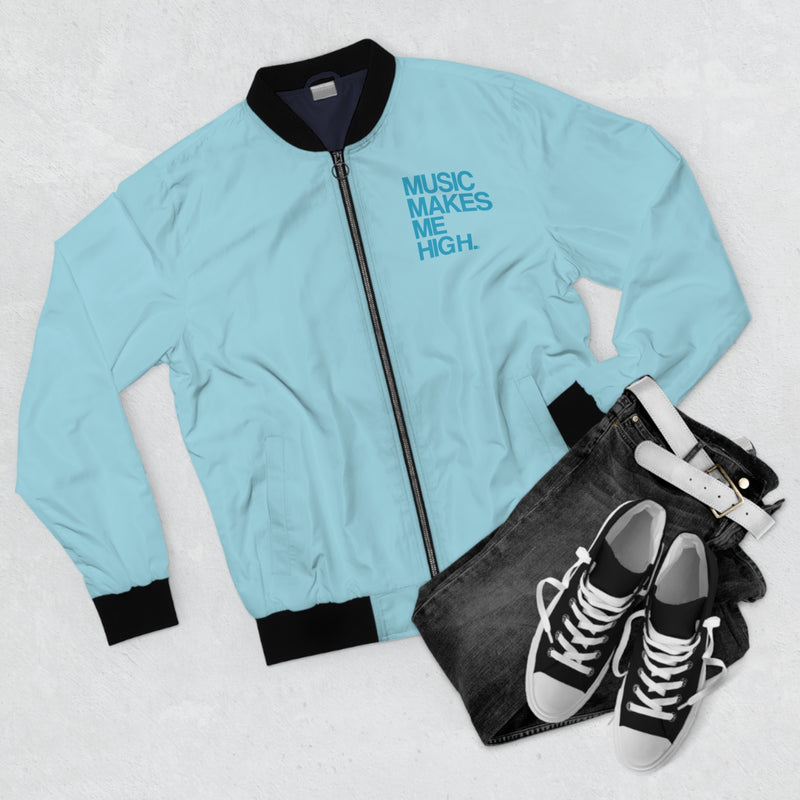 MMMH Unisex Bomber Jacket: Light Turquoise | Turquoise