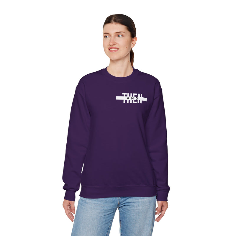 IJTT Unisex Sweatshirt: AT Strike White | Purple