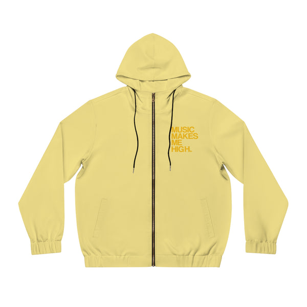 MMMH Unisex Zip Hoodie: Light Yellow | Yellow