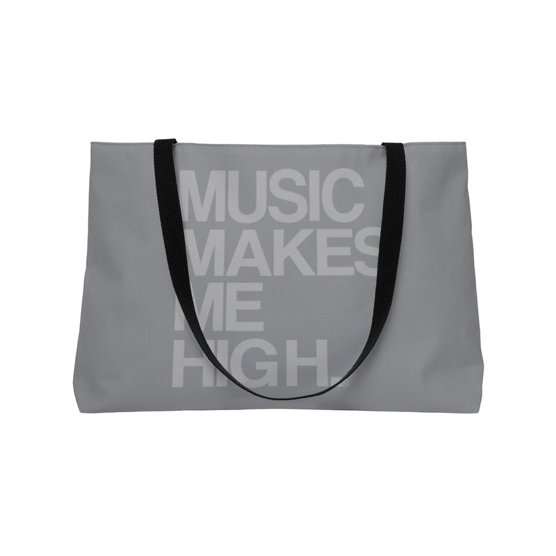 MMMH Weekender Bag (Black Handle): Grey | Light Grey