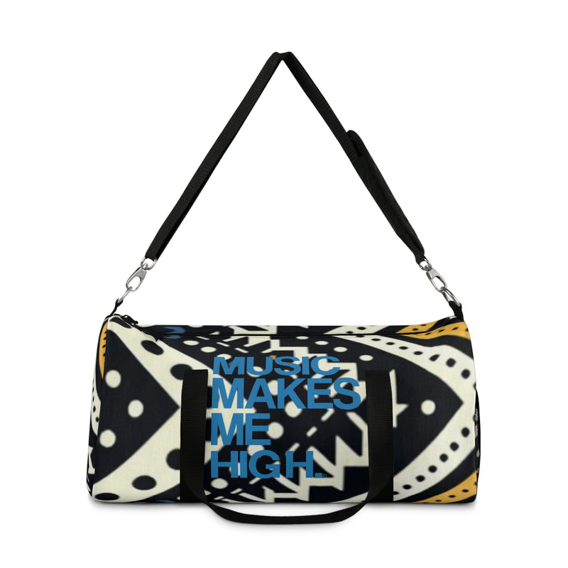 MMMH Duffel Bag: Black Abstract | Blue