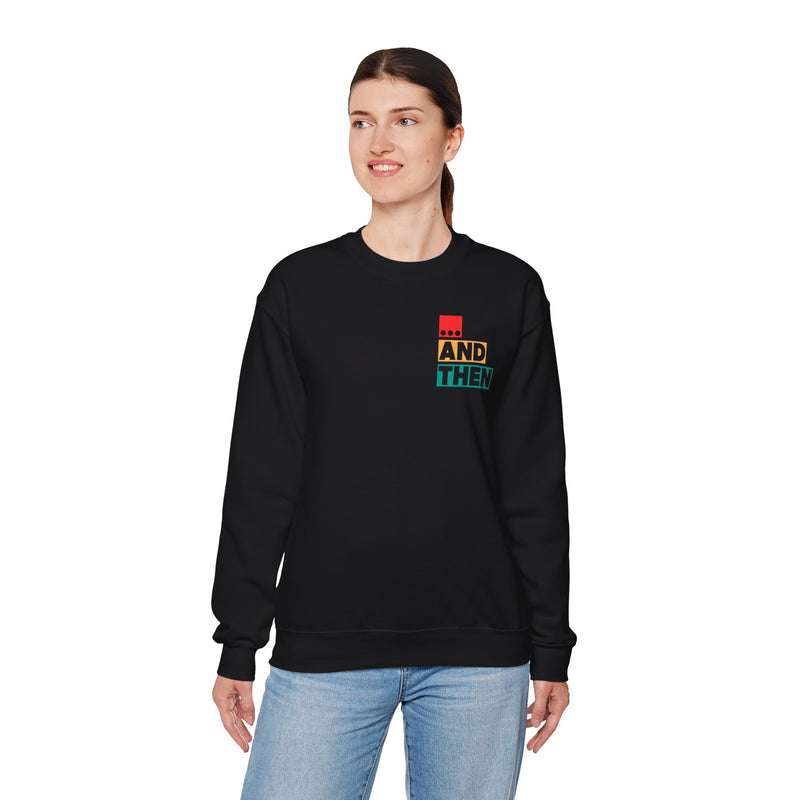 IJTT Unisex Sweatshirt: AT Block Multi/Black | Black