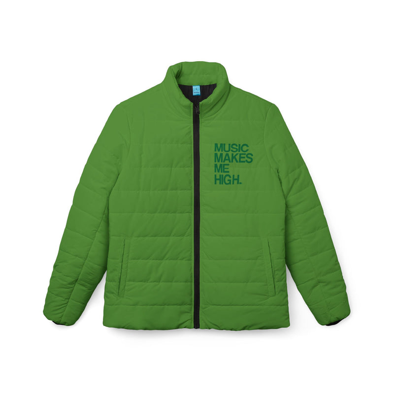 MMMH Women’s Puffer Jacket: Green | Dark Green