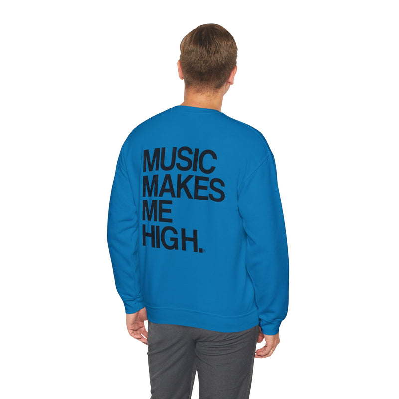 MMMH Unisex Sweatshirt: Sapphire | Black Lettering