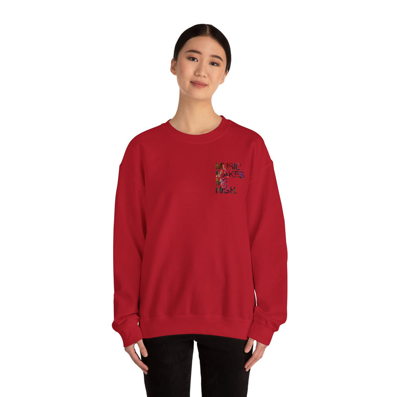 MMMH Unisex Sweatshirt: Cherry Red | Floral