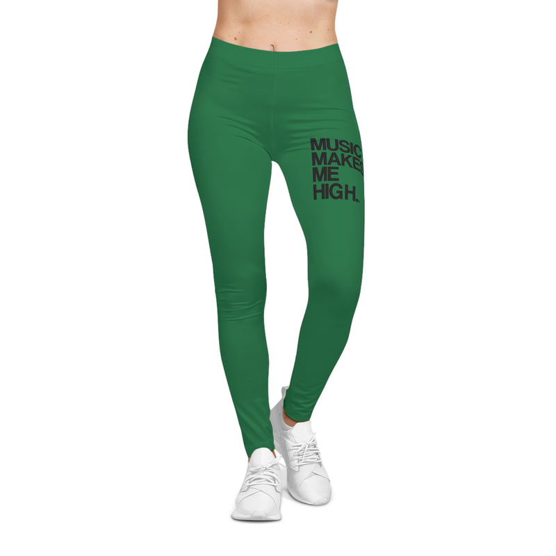 MMMH Leggings: Dark Green | Black