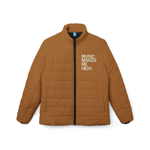 MMMH Women’s Puffer Jacket: Light Brown | Beige